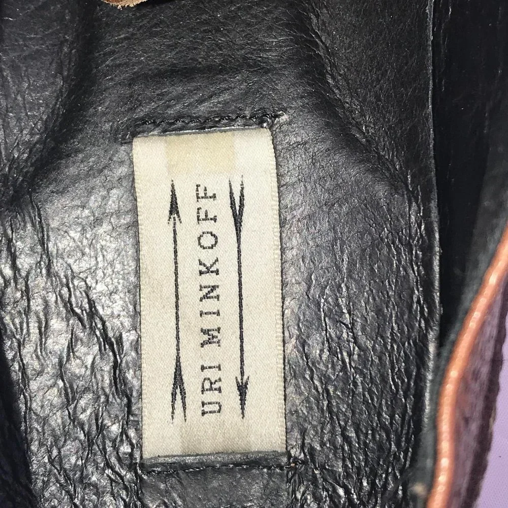 URI‎ MINKOFF BROWN LEATHER DRESS SHOES